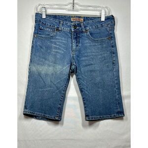 Paris Blues Women's Denim Blue Jeans Low‎ Rise Skinny Y2K Sz 7